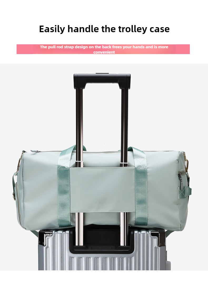Waterproof Aura Fitness Sports Travel Duffel Bag - Versatile Weekender for Men and Women