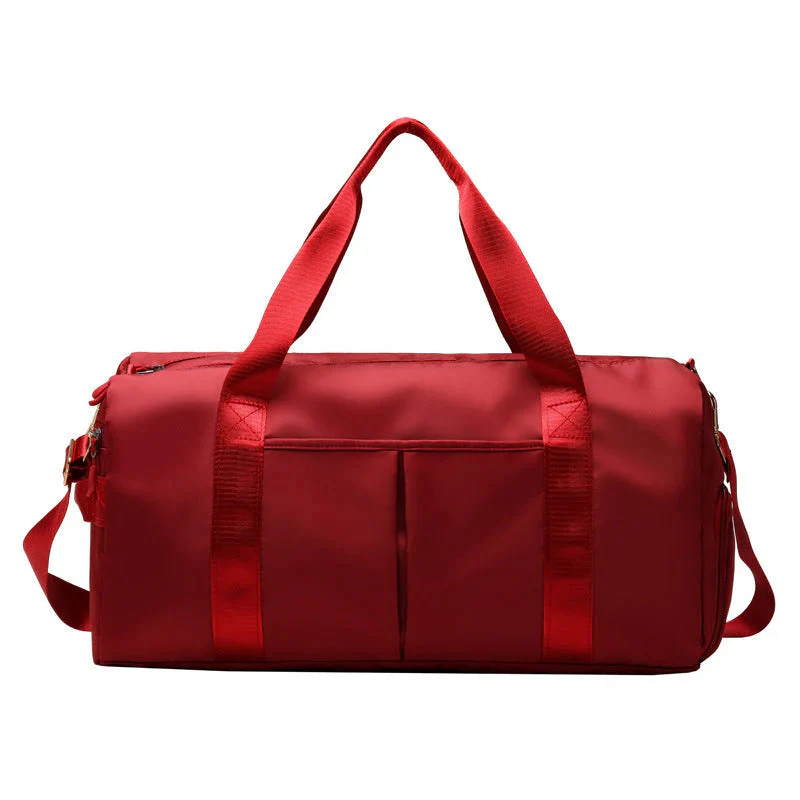 Waterproof Aura Fitness Sports Travel Duffel Bag - Versatile Weekender for Men and Women