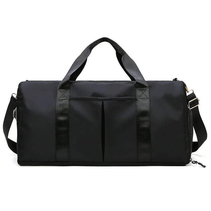 Waterproof Aura Fitness Sports Travel Duffel Bag - Versatile Weekender for Men and Women