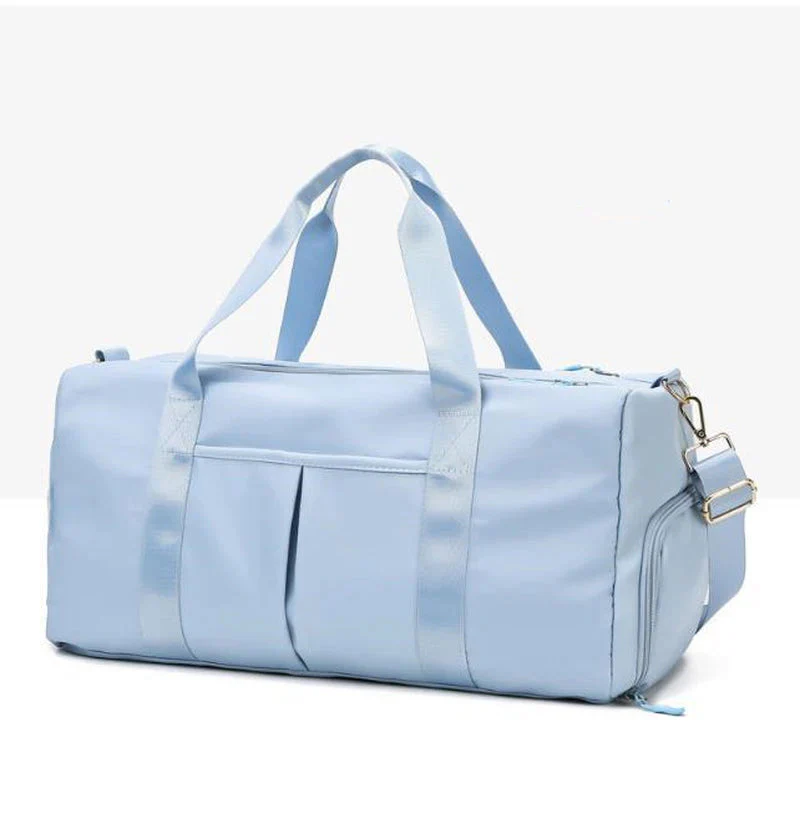 Waterproof Aura Fitness Sports Travel Duffel Bag - Versatile Weekender for Men and Women
