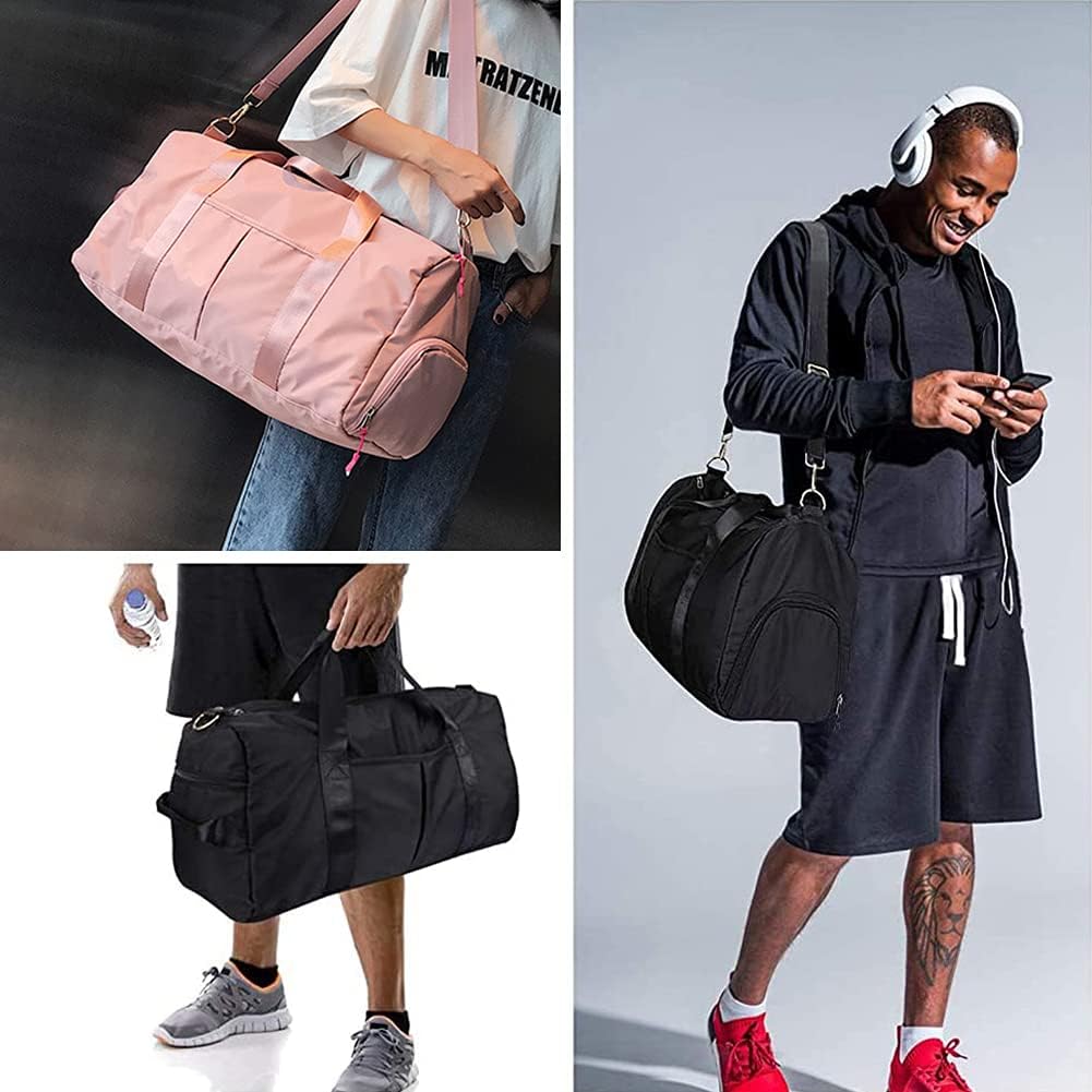 Waterproof Aura Fitness Sports Travel Duffel Bag - Versatile Weekender for Men and Women