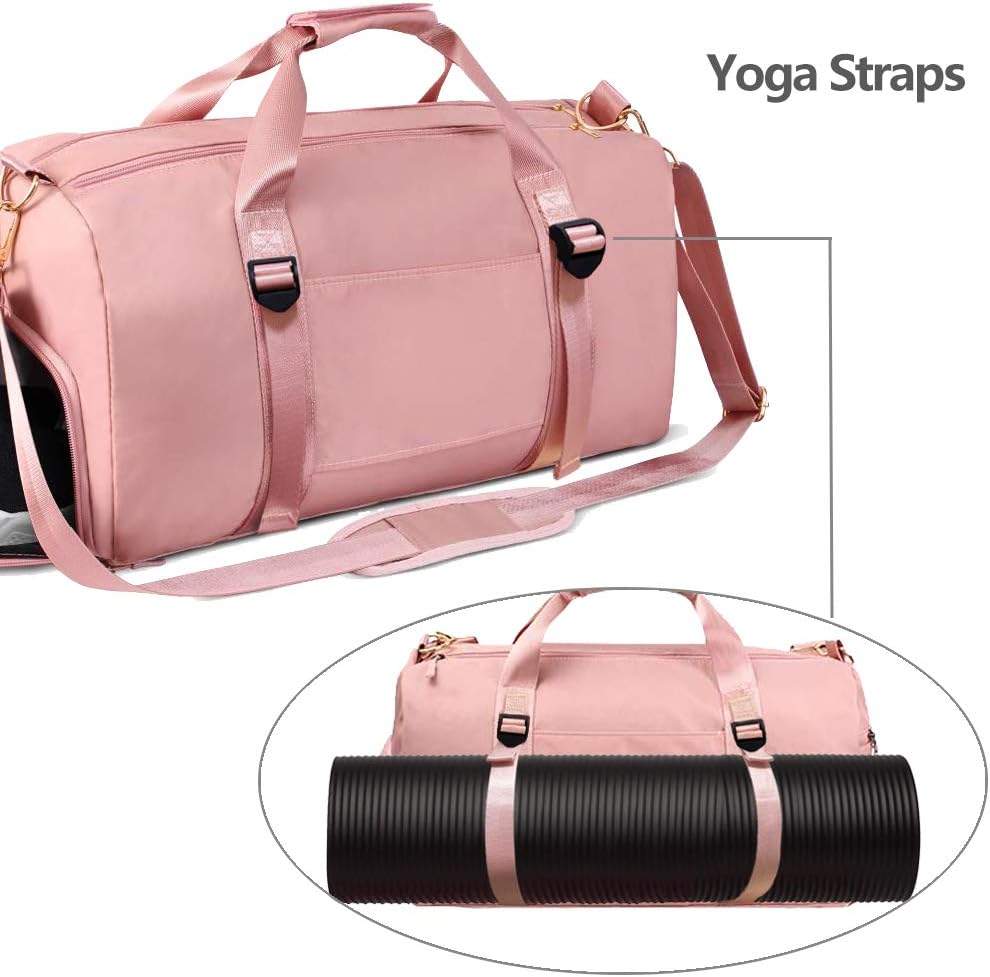 Waterproof Aura Fitness Sports Travel Duffel Bag - Versatile Weekender for Men and Women