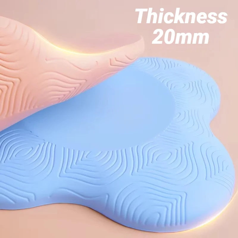 Aura Fitness Tpe Thickened anti Slip Yoga Kneeling Protective Pad Knee Soft Flat Support Slow Rebound Non-Slip Sports Fitness Mat Solid Elbow