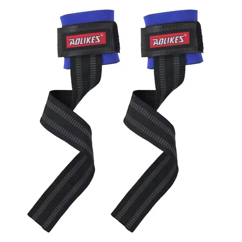 Aura Fitness Weightlifting Wrist Straps Strength Training Adjustable Non-Slip Gym Fitness Lifting Strap Wrist Support Grip Band