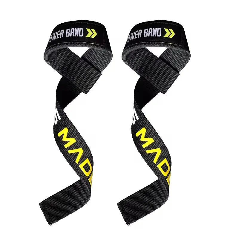 Aura Fitness Weightlifting Wrist Straps Strength Training Adjustable Non-Slip Gym Fitness Lifting Strap Wrist Support Grip Band