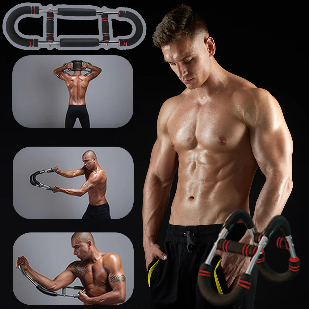 Aura Fitness Forearm Strength Exerciser Portable Wrist Strength Trainer U Shaped Twister Arm Exerciser Multi-Function Home Fitness Equipment