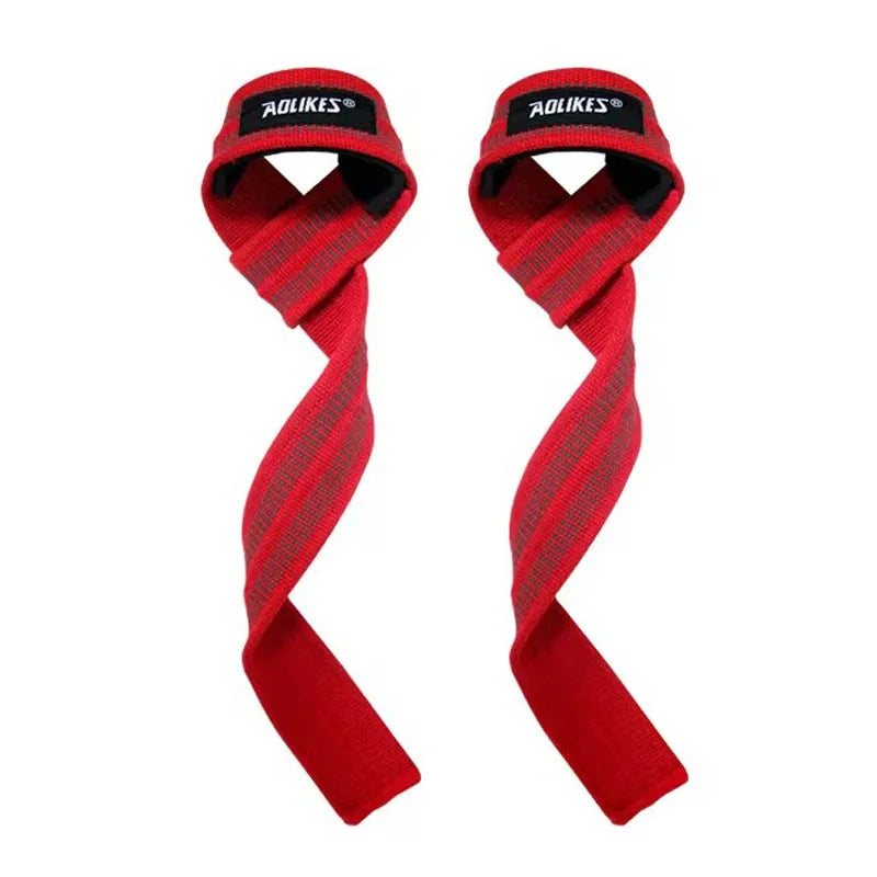 Aura Fitness Weightlifting Wrist Straps Strength Training Adjustable Non-Slip Gym Fitness Lifting Strap Wrist Support Grip Band
