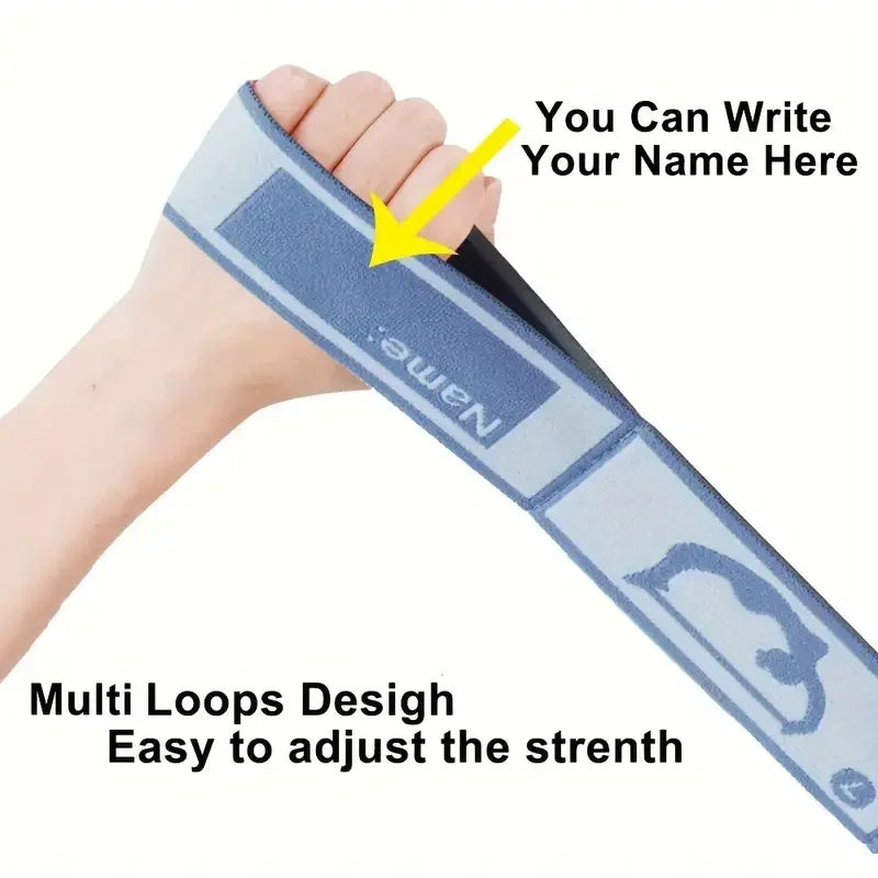 Aura Fitness Resistance Band Yoga Auxiliary Stretching Belt Adult Latin Training Elastic Bands Beginner Pilates Dance Loop Fitness Tension