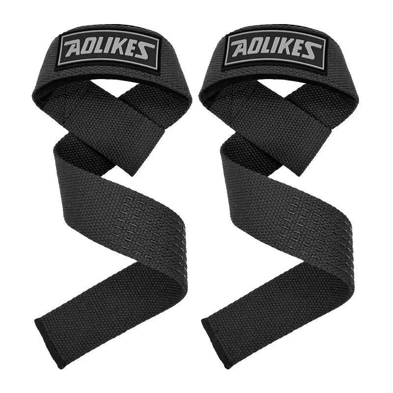 Aura Fitness Weightlifting Wrist Straps Strength Training Adjustable Non-Slip Gym Fitness Lifting Strap Wrist Support Grip Band