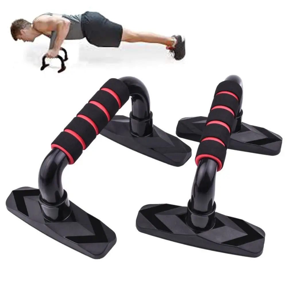 Aura Fitness 2Pcs Ergonomic Push up Bar Foam Handles Adjustable Push up Grip Handle Multifunctional Durable Chest Fitness Equipment Home Gym